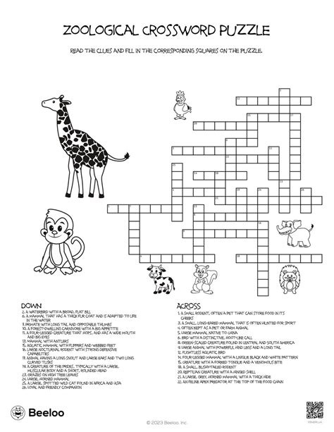 The <b>Crossword Solver</b> found 30 answers to "ZOOLOGY", 7 letters <b>crossword</b> clue. . Zoological kingdom crossword